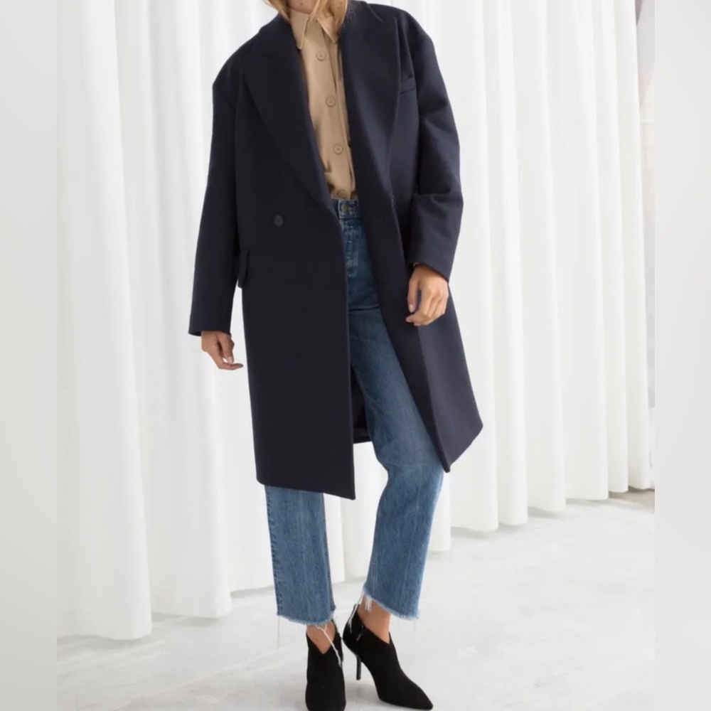 & Other Stories Oversize Wool Coat